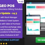 Geo POS - Point of Sale, Billing and Stock Manager Application v 6.1