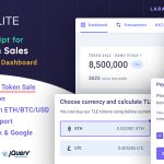 TokenLite - ICO / STO Token Sale Management Dashboard - ICO Admin Script v1.1.7 Nulled